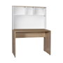 Hanah Home Cmu-830-Mb-1 Mesa de estudio roble y blanco